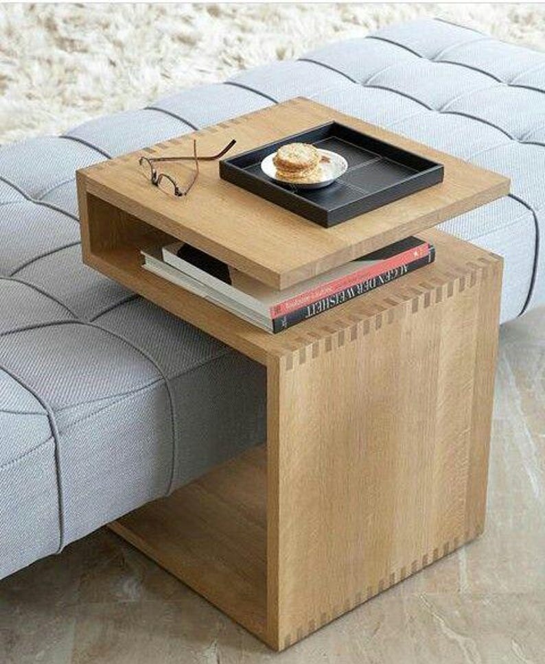 DIY Modern Wooden C Side Table Plans | Digital PDF Download - Etsy Canada