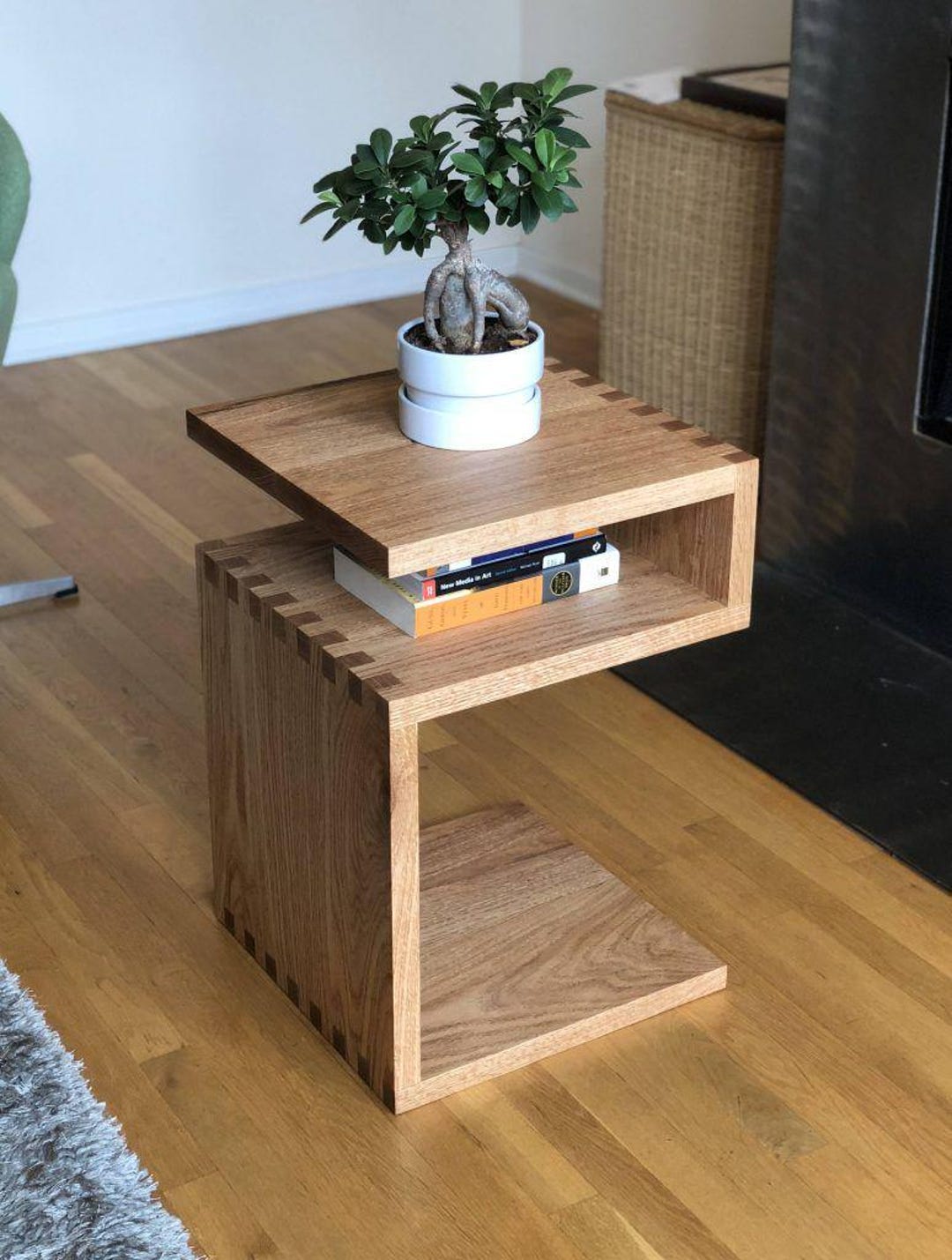 DIY Modern Wooden C Side Table Plans | Digital PDF Download - Etsy