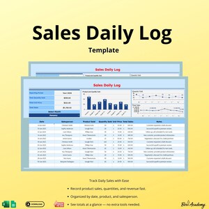 Sales Daily Log Template: Google Sheets Sales Tracker