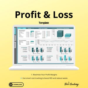 Profit and Loss Google Sheet Template: Income & Expense Tracker