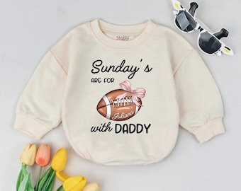 Barboteuse de football personnalisée pour bébé - tenue de match, cadeau de nouveau papa