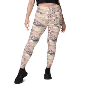 Leggings with pockets Stretchy High Waist Leggings –  Women’s Yoga or Lounge Pants – Soft Pocketed Fitness Pants for Women