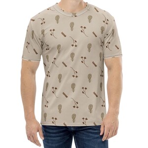 Modernes abstraktes Muster T-Shirt - Stylisches Streetwear T-Shirt