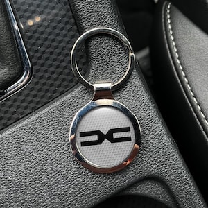 DACIA Keychain Stylish and Durable | Dacia Car Key Ring for Drivers | Personalized Gift for Dacia Fans | Metal Dacia Key Fob
