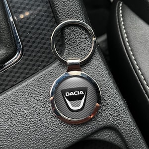 DACIA Keychain Stylish and Durable | Dacia Car Key Ring for Drivers | Personalized Gift for Dacia Fans | Metal Dacia Key Fob