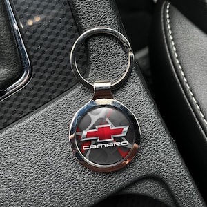 Chevrolet Malibu metal Keychain | Custom Engraved Car Key Fob with Leather Loop | Unique Gift for Sedan Owners | Stylish Chevy Accessory
