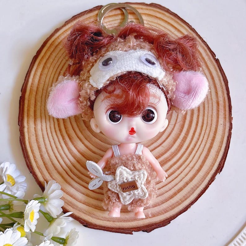 Cute Doll Keychain – Movable Limbs Doll Keychain,jointed Doll Keychain ...