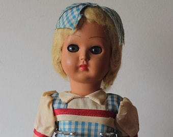 Vintage 1940's Furga Italy Doll, Vintage Furga Doll, 1940's
