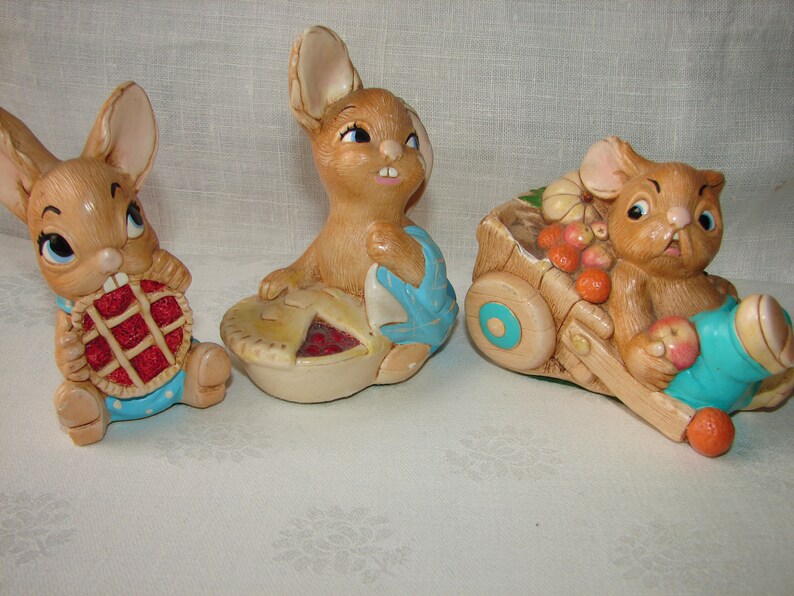 pendelfin rabbit in bed