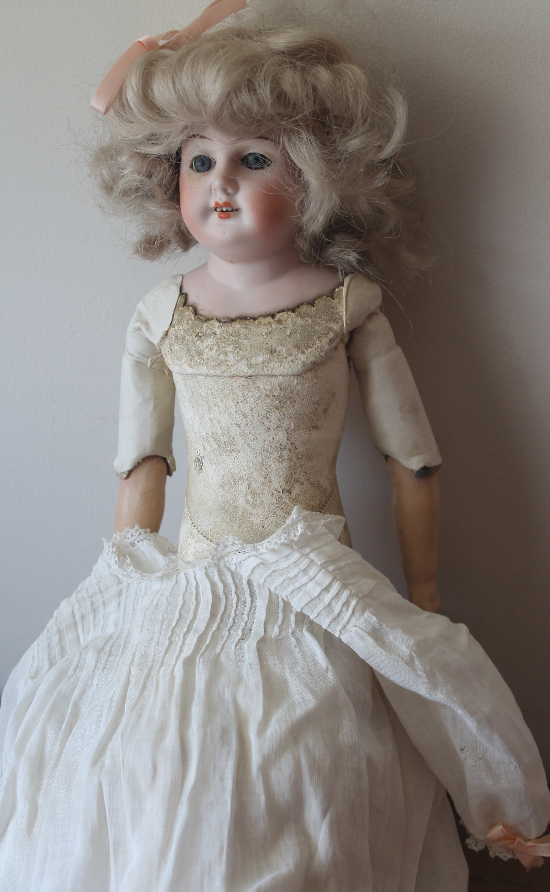 Buy Antique Dressel and Koch Bisque Doll With Leather Body German Online in  India 