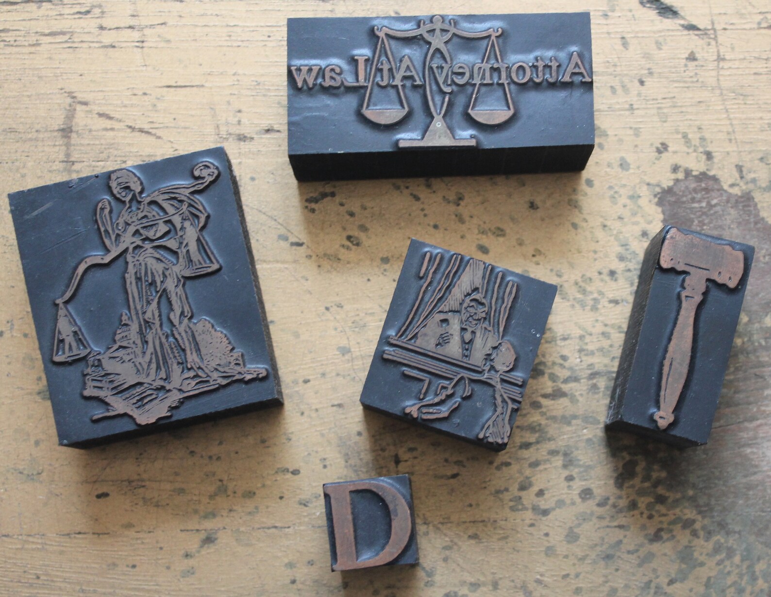 Vintage Copper Wood Letterpress Stamp Printing Block Vintage Etsy UK