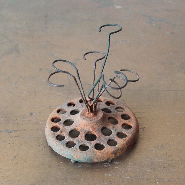 Antique Flower Frog Etsy