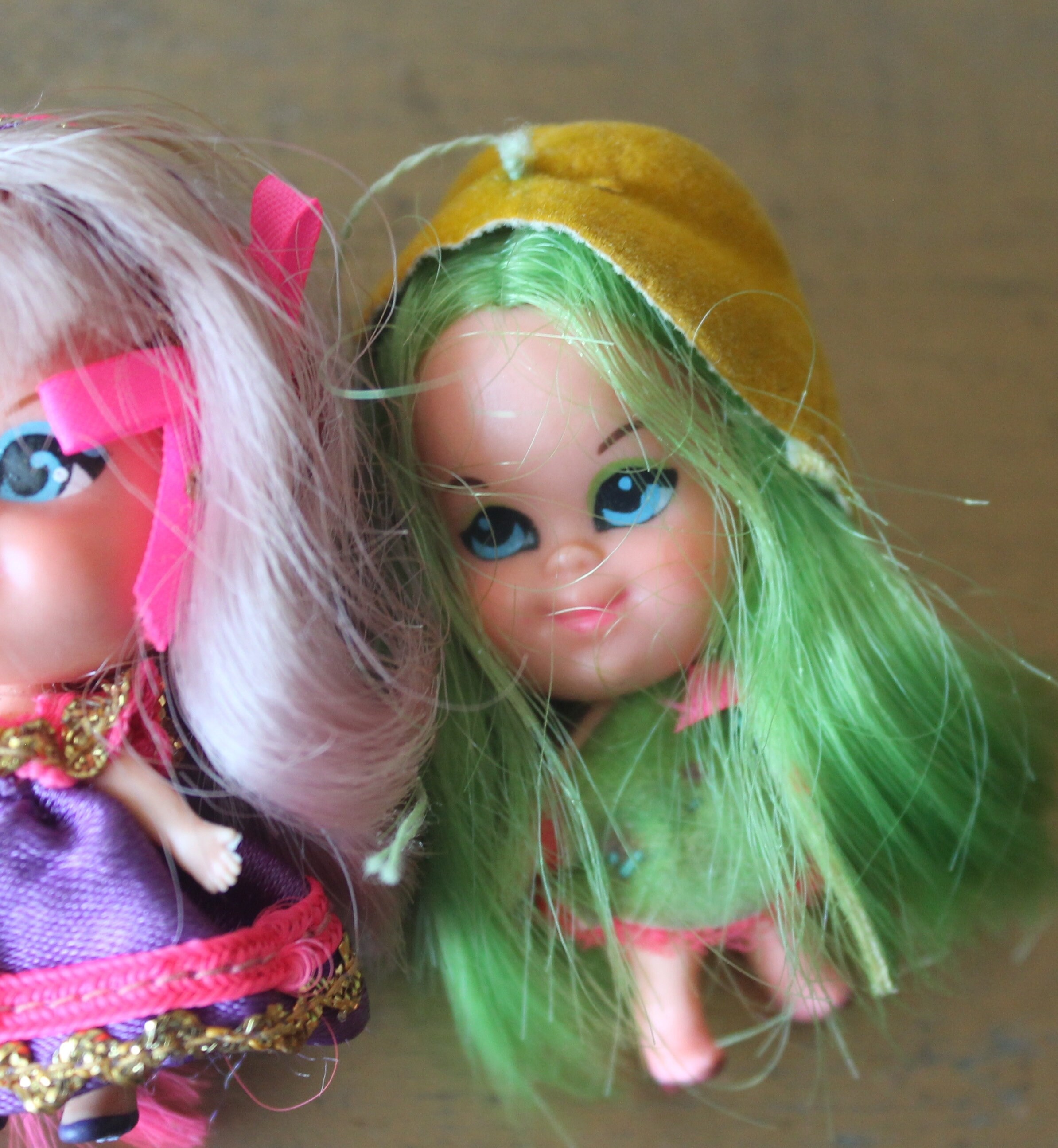 Vintage Mattel Liddle Kiddles, Vintage Little Kiddles Lolli Grape Doll, Vintage  Liddle Kiddle Luscious Lime Doll, Set of Liddle Kiddle Dolls 