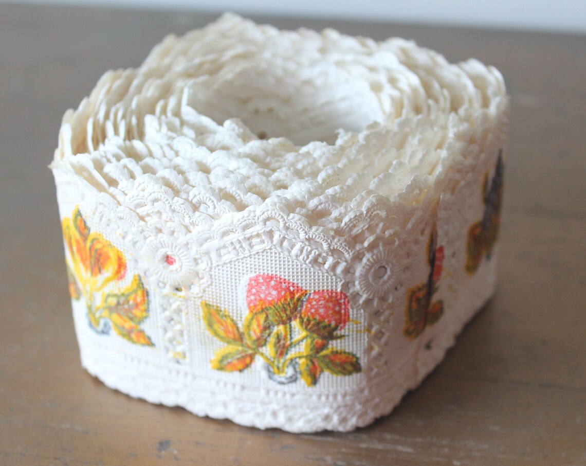 NOS Vintage German Paper Lace Shelf Edging Vintage Paper Etsy