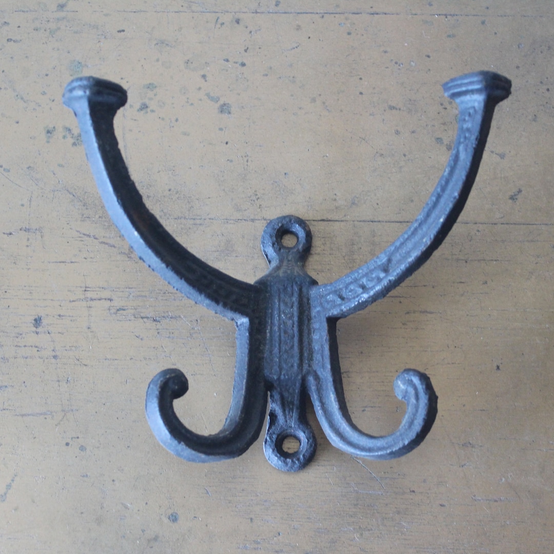 Antique Victorian Double Hall Tree Hook Victorian Hall Tree Etsy