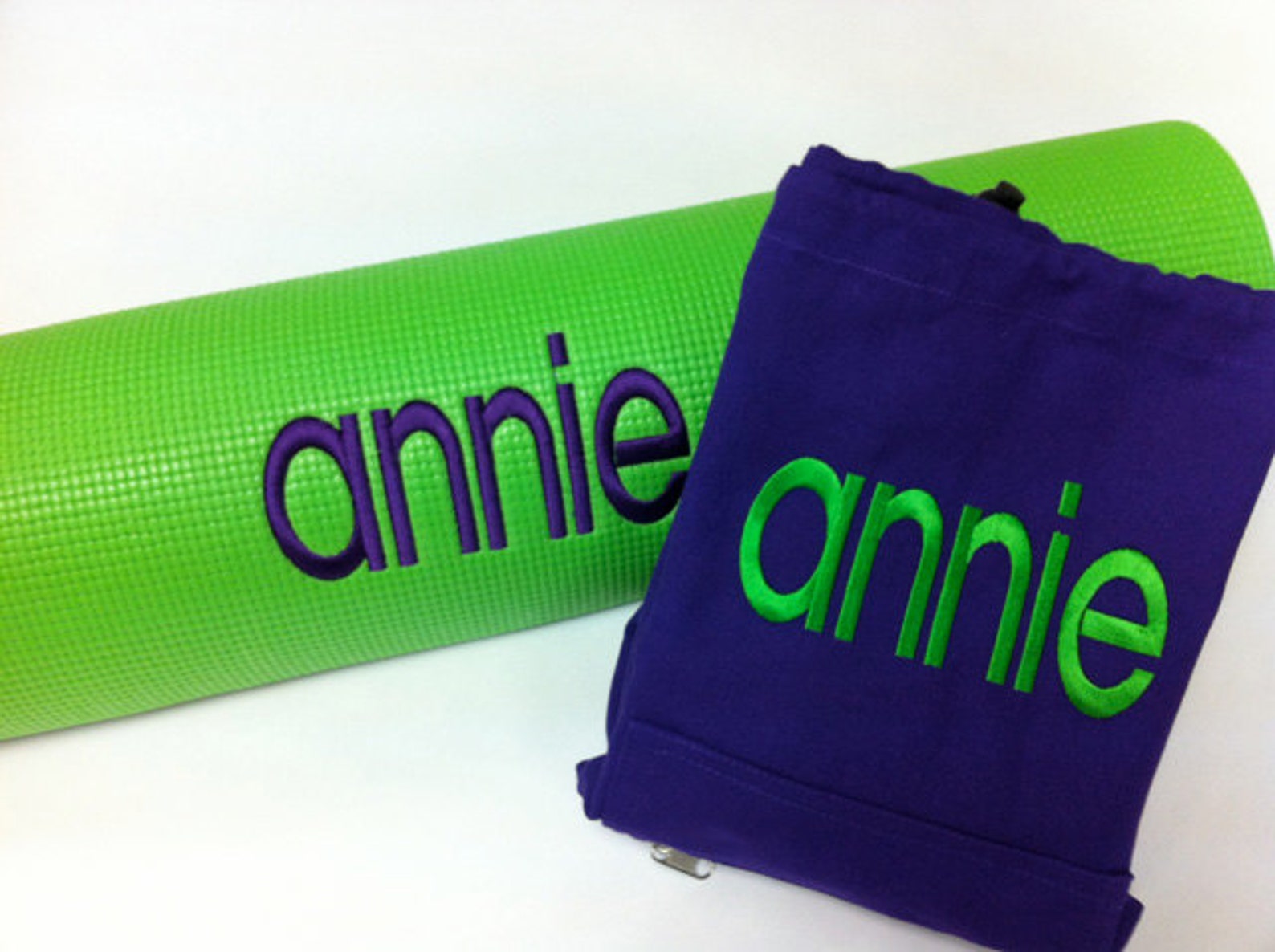 Custom Embroidered Yoga Mat Bag Etsy