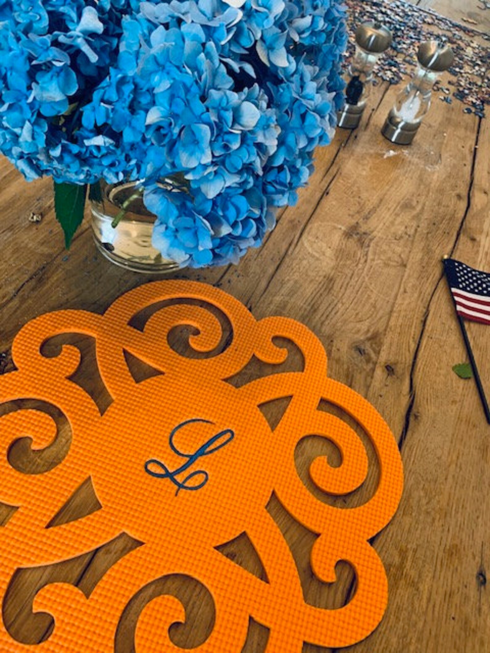 Custom Embroidered Place Mats Etsy