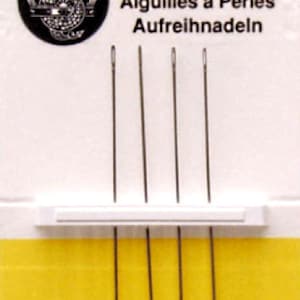 Big Eye Needle Assortment 6 Needles 41431 2in, 3in, 4in and 5in Easiest to  Thread Craft Needles, Beading Needles, Beadsmith Needles 