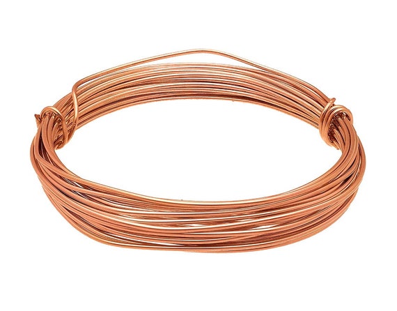 Copper Wire, Solid, 24 Gauge, German Made, Craft Wire, Wire, .5mm, 12  Meters, Priced per Spool 