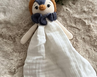 Handgemaakte amigurumi pinguïn Sleep Buddy Zacht gehaakt dierenspeelgoed Kwekerij Decor Metgezel voor het slapengaan