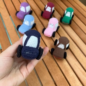 Handmade Amigurumi Cars crochet Toy car Soft plush Vehicle Safe baby Gift
