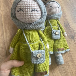 Handmade Amigurumi Doll Finished Amigurumi Doll Elif Girl Crochet Toy Gift for Baby  Kids Nursery Decoration  Collectible Doll