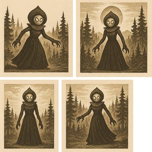 flatwoods monster wall art