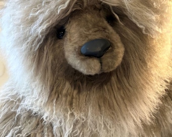 OOAK Majestic Teddy Bear, Cheeky Herb- largest of our collection