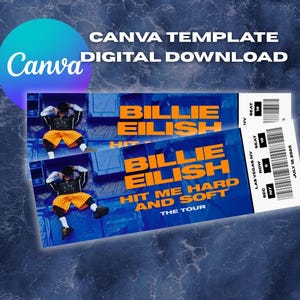 Billie Eilish Hit Me Hard And Soft Tour CANVA TICKETS