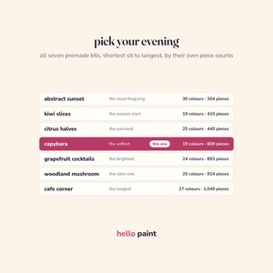 Kit da colorare con i numeri a tema capibara • PDF stampabile per pennarelli e matite (download digitale) immagine 10