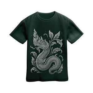T-shirt Uomo Elefante Con Simbolo Om E Mandala - Stampa Grande, Taglio Hipster, Cotone