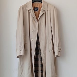 Vintage Burberry’s c100/ Balmacaan Burberrys Vintage Balmacaan Coat Houndstooth Wool Size L For