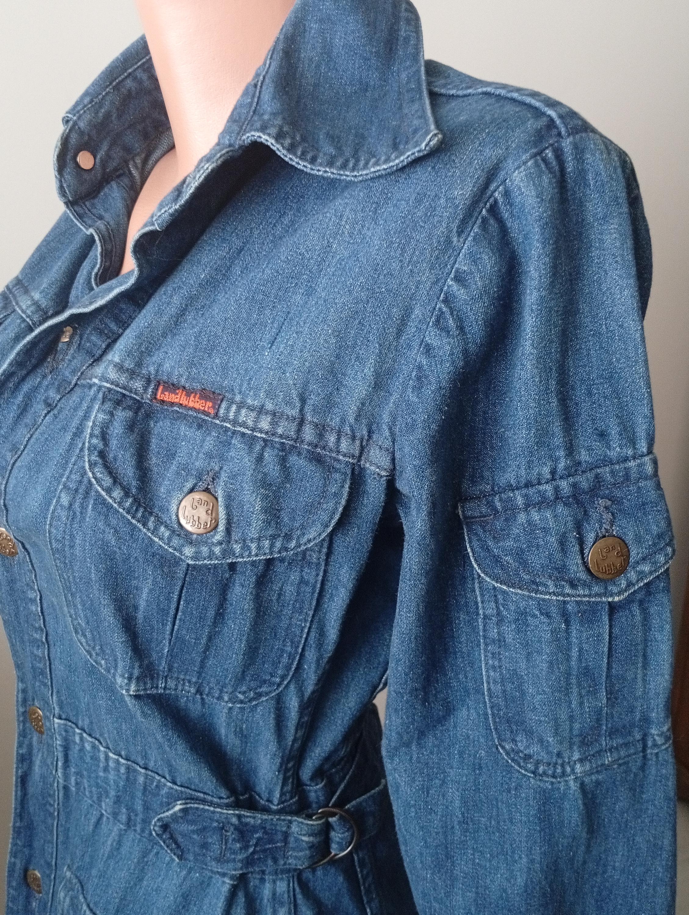 Vintage 70s Landlubber Denim Jacket: Multi-pocket Western Style - Etsy