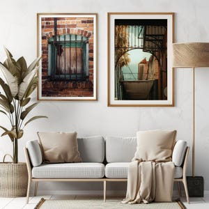 Urban Architecture Wall Art Bundle – 6 Digital Prints Featuring Historic Buildings, Monuments & Industrial Design