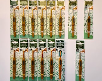 Aguja de ganchillo Clover Soft Touch: Diseño ergonómico y ligero (2,0-4,0 mm)