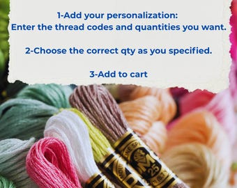 Hilo de bordar DMC: Hilo 100 % algodón trenzado - Elige tus colores