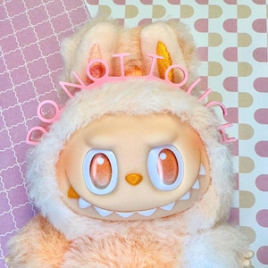 Cute Custom Labubu Accessories Labubu Headbands Cute Custom Text For Labubu Lovers Gift For Labubu Fan