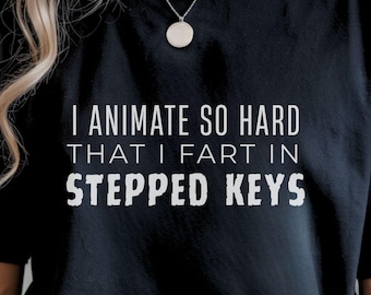 Camiseta engraçada, presente para animadores, vida de animador, presente de animação. camiseta de animação, camiseta de animação, camiseta de animador de desenho animado