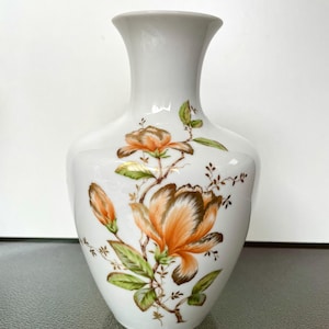 Vintage Porcelain Vase AK Keiser Germany 1970s