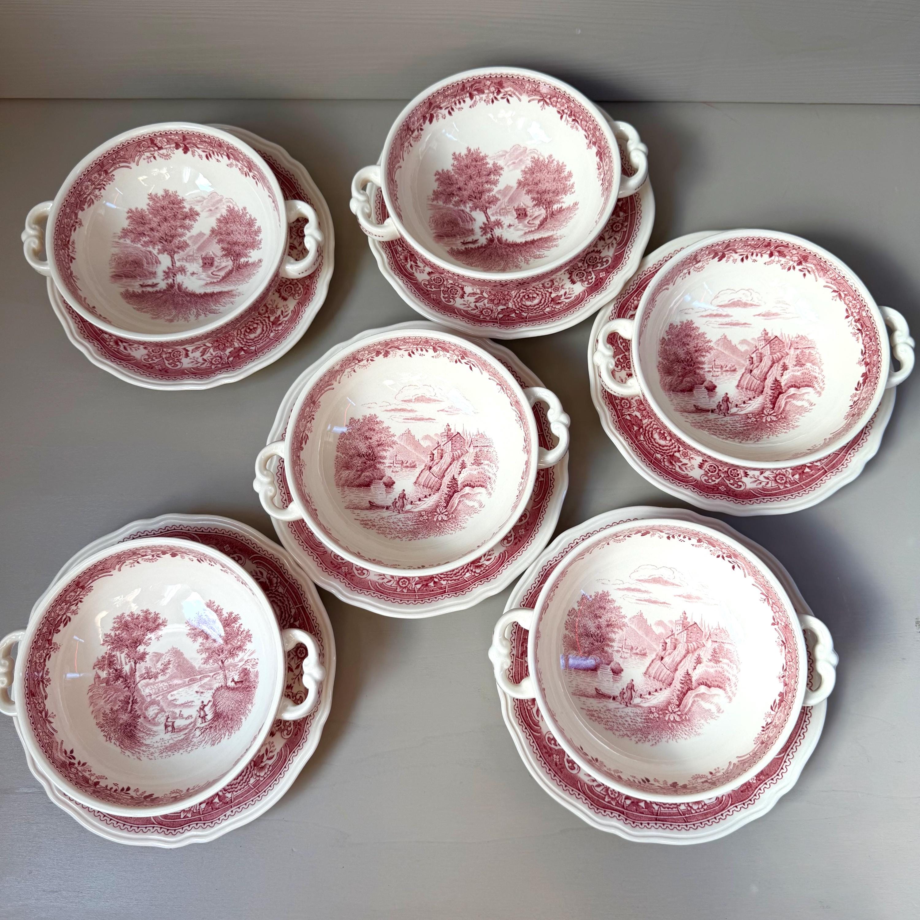 Villeroy Boch Burgenland Red - Etsy