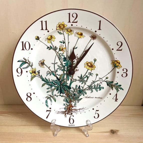 Porcelain Wall Clock - Villeroy & Boch - Botanica