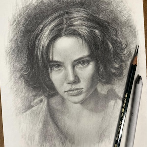 Hand-Drawn Portrait from Photo, Custom Pencil Sketch, Personalized Drawing, Realistic Art Commission, Unique Gift idea for Loved One