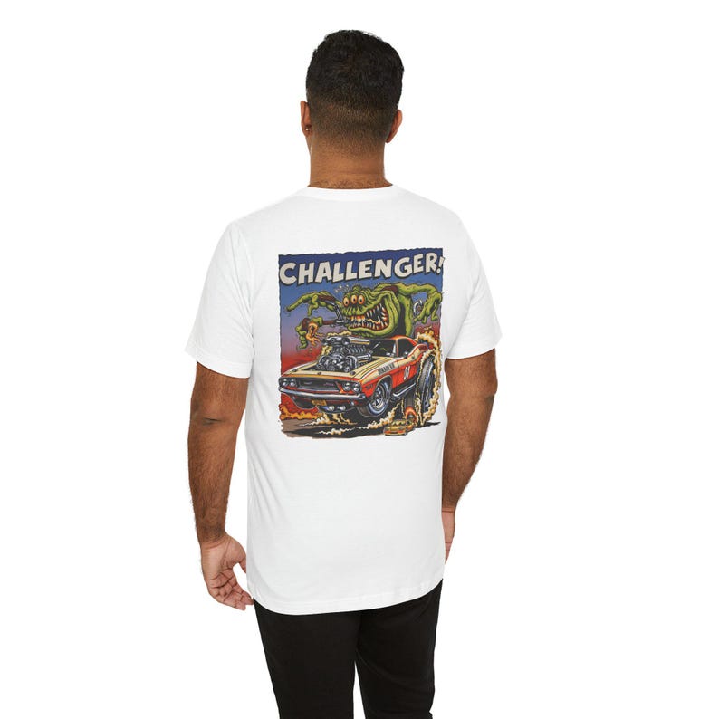 Ed Roth Style Challenger Graphic Tee: Vintage Car Lover Shirt - Etsy