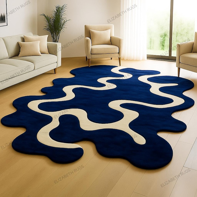Blob Rug - Etsy