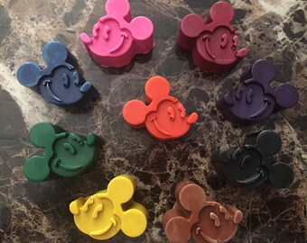 Mickey head crayons