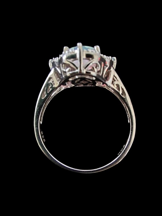 Opal Sterling Silver Ring - image 5