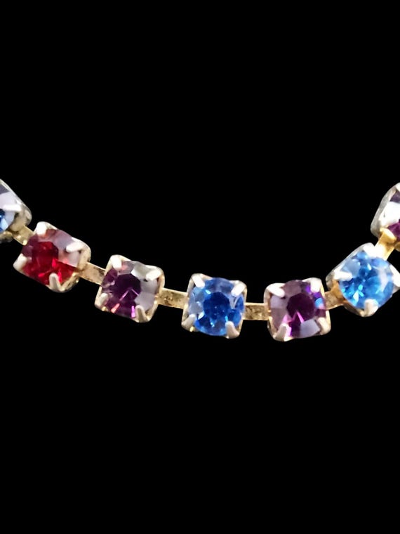 Multi-colored Rhinestones Bracelet - image 2