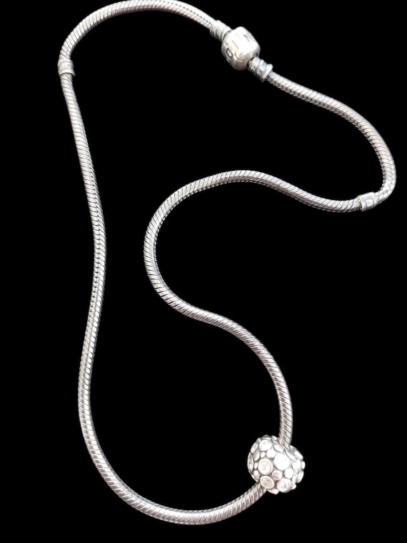 Pandora Moments Snake Chain Slider Necklace