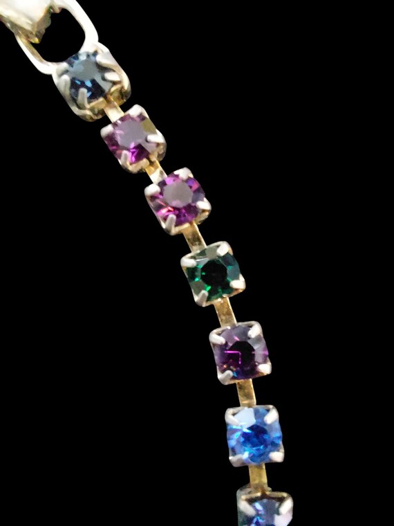 Multi-colored Rhinestones Bracelet - image 3
