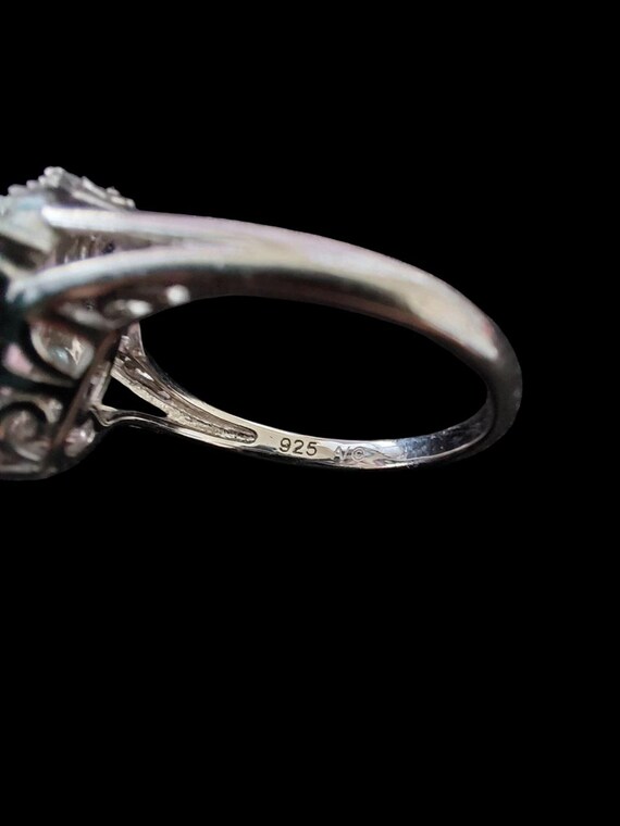 Opal Sterling Silver Ring - image 3
